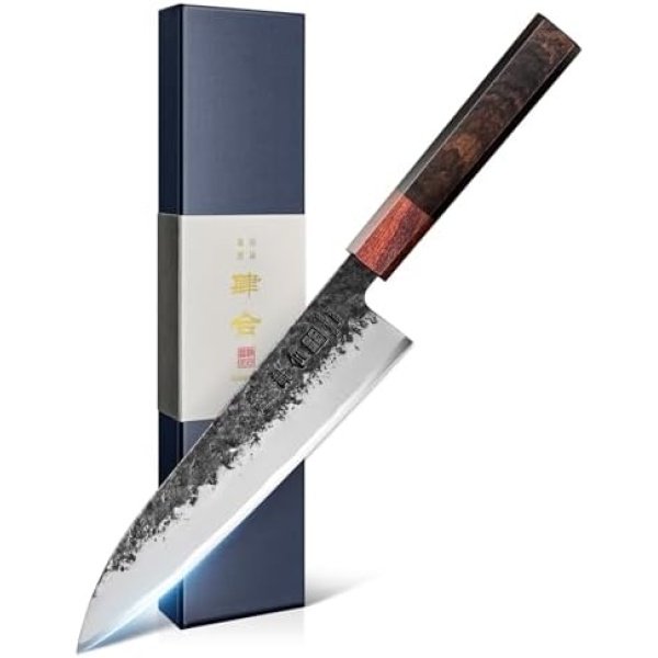 Japanese Kitchen Knife, 8 Inch Chef Knife with AUS-8 Alloy Steel, 210MM
