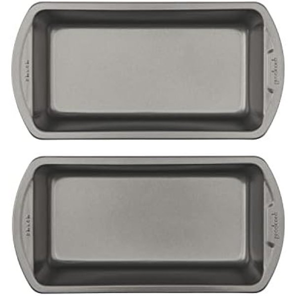 GoodCook Set of 2 Medium Non-Stick 8” x 4” Bread Loaf Pans – Loaf Bread Pan