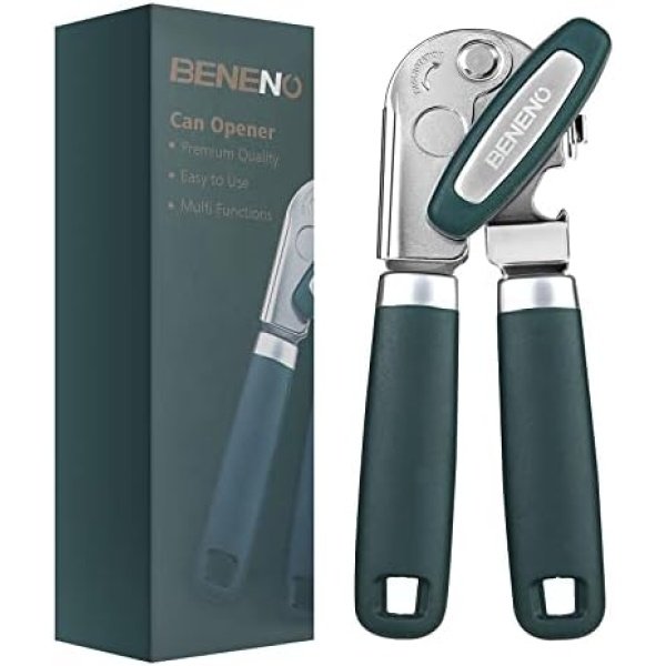 Beneno Multifunctional Heavy Duty Can Opener and Bottle Opener with Magnet