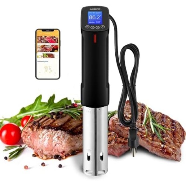 Inkbird WIFI Sous Vide Machine ISV-100W, 1000 Watts Sous-Vide Cooker Immersion